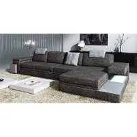 AEA Design Ledersofa Sofa Couch Polster Wohnlandschaft Eck Garnitur Tachau