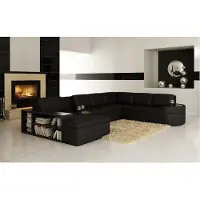 AEA Modern Ecksofa + USB Couch Polster Leder Design Sofa Garnitur Wohnlandschaft