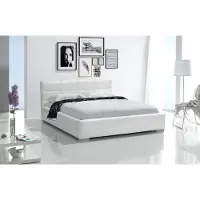 AEA Telaio letto 180x200, design moderno, per camera da letto, letto imbottito, letto con box
