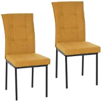 HTI Sedia Matthew Giallo Set da 2