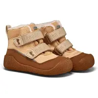 Affenzahn Kid's Lauflerner Winterstiefel Vegan Snuggy Scarpe invernali Bambini (20, marrone/beige)
