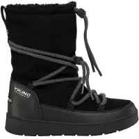 Viking Kid's Snowcord Tall Warm WP Scarpe invernali Bambini (40, nero)