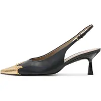AllSaints Denver Slingback Black/gold Taglia: 36 | Tacchi Alti Outlet | Donna | Nero