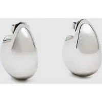 Reiss Curve Scoop Earrings Silver Tone Taglia: OS | Orecchini Outlet | Donna | Grigio