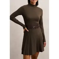 Reiss Belted Knitted Mini Dress Mocha Brown Taglia: XL | Abiti Mini Outlet | Donna | Marrone