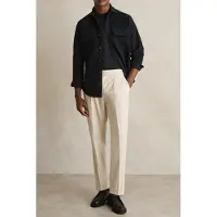Reiss Ls Twin Pocket Moleskin Overshirt Navy Taglia: L | Maglie a manica lunga Outlet | Uomo | Blu
