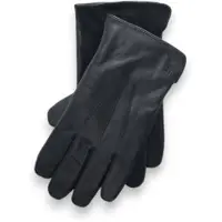 Ralph Lauren per uomo. 449840359001 Guanti ibridi in pelle, neri (XL), Nero, Casual, Classico