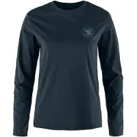 Fjällräven Women's 1960 Logo T-Shirt L/S Maglia a manica lunga Donna (M, blu)