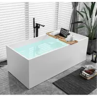 AEA Vasca da bagno indipendente Bagno Vasca da bagno in acrilico Bianco Contemporaneo