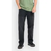 REELL Solid Cord Pantaloni tempo libero Uomo (33 - Length: 32, nero)