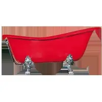 AEA Vasca da bagno freestanding di design rossa Vasca da bagno in rosso Vasca da bagno in acrilico