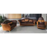 AEA Sofagarnitur 3+2+1 Sitzer Wohnlandschaft Sofa Couch Polster Garnitur Ledersofa