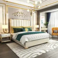 Xl Moebel Gmbh Klassisches Schlafzimmer Bett Weiß Textil Betten Leder Polster Doppel 180x200cm