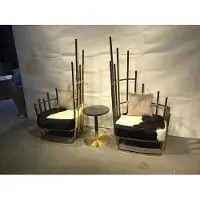 AEA Sessel Ess Zimmer Garnitur Wohn Sofa 2x Lounge Club Fernseh Cocktail Gruppe