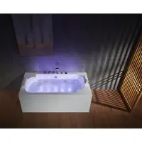 Xl Moebel Gmbh Vasca idromassaggio LED Spa Vasca da bagno interna Idroterapia idromassaggio
