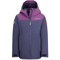 TROLLKIDS Girls Bergen Jacket Giacca antipioggia Bambini (122, blu)