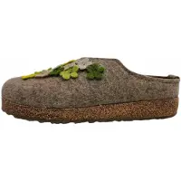 Haflinger Women's Grizzly Flores Pantofole Donna (39, beige)