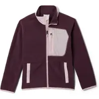 Columbia Kid's Fast Trek V Full Zip Giacca in pile Bambini (L, lilla)