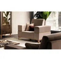 AEA Design Luxus Sessel Chair Sofa 1 Sitzer Fernseh Lounge Chaise Sofa arredoclassic