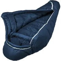 Grüezi Bag Downwool Summer Light 2.0 Sacco a pelo in piuma (bis 185 cm Körpergröße, blu)