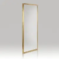 KIAMAMI VALENTINA Parete fissa doccia 80x190 cm cristallo trasparente oro spazzolato | City