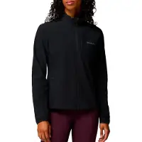 Columbia - Pile caldo e idrorepellente con zip - Superior Summit Grid Full Zip Black per Donne in Poliestere Riciclato - Taglia L - Nero