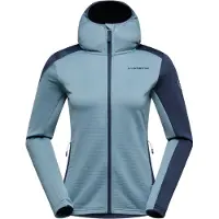La Sportiva - Pile termico con cappuccio - Chill Thermal Hoody W Limestone/Night Sky in Poliestere Riciclato - Taglia S - Blu