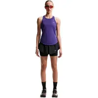 Nike Women's Flow Dri Fit High Rise 2in1 Short Pantaloncini da running Donna (S, nero)
