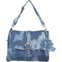 Desigual , Borsa denim media, Donna, Blu, U