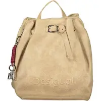 Desigual , Zaino medio, Donna, Poliuretano, Bianco, U