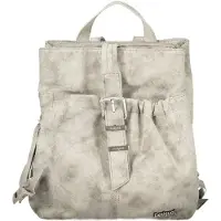 Desigual , Zaino effetto pelle piccolo, Donna, Poliuretano, Nero, U