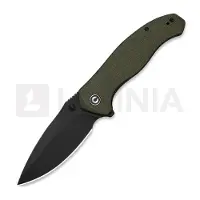 CIVIVI Coltello pieghevole Vyrent, Olive Canvas Micarta, Black Stonewash