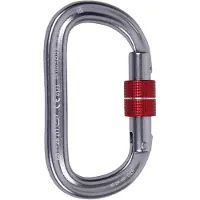 Camp C.A.M.P. Oval XL Lock Moschettoni a ghiera grigio