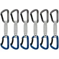 Mammut Workhorse Keylock Quickdraws Rinvio (12 cm - Straight Gate / Bent Gate Key, bianco)