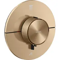 Hansgrohe AXOR ShowerSelect ID thermostat, encastré, rond, 2 consommateurs, 36750140, 36750140