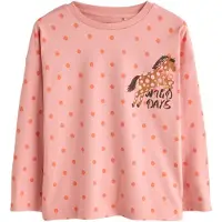 Next Maglietta marrone chiaro / marrone scuro / rosa antico / rosso chiaro