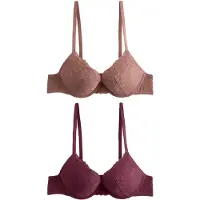 Next Reggiseno marrone chiaro / ciclamino