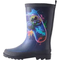Next Stivale di gomma blu / navy / verde / rosa