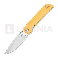 Bestechman Coltello pieghevole Smuga - Satin - G10, giallo