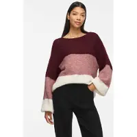 Vila Vimarley Scollo A Barchetta Pullover A Maglia