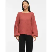 Vila Vimarley Scollo A Barchetta Pullover A Maglia