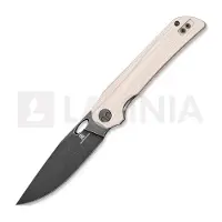Bestechman Coltello pieghevole Smuga - Blackwash - G10, champagne