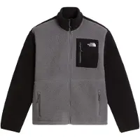 The North Face Women's Yumiori Full Zip Giacca in pile Donna (L, grigio/nero)
