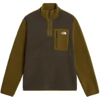 The North Face - Pile caldo e leggero - M Yumiori 1/4 Zip New Taupe Green per Uomo - Taglia M - Kaki