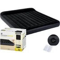 Intex Materasso gonfiabile matrimoniale, 203x183x25 cm, con schienale, marca , modello 64144