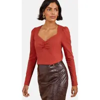 Love & roses Top ruggine