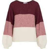 Vila Vimarley Scollo A Barchetta Pullover A Maglia