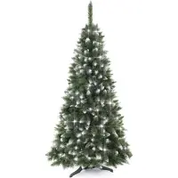 Sonic Albero di Natale artificiale verde pino argentato 180m