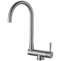 Aquanello Rubinetto da cucina pieghevole in acciaio inossidabile, modello SS-1012-FM, marca