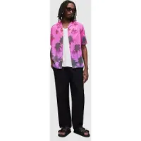 AllSaints Islands Ss Shirt Punch Pink Taglia: M | Camicie Casual Outlet | Uomo | Rosa